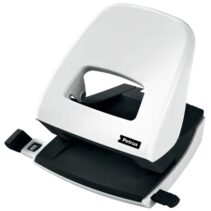 Petrus 62 WOW Taladro Perforador - Hasta 30 Hojas - Marcas de Formato - Punzones 5.5mm - Color Blanco Metalizado