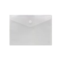 Sobre Portadocumentos A4 - Cierre de Velcro - Fabricado en Polipropileno - Medidas 325x230mm - Transparente