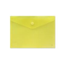 Sobre Portadocumentos A4 - Cierre de Velcro - Fabricado en Polipropileno - Medidas 325x230mm - Amarillo Transparente