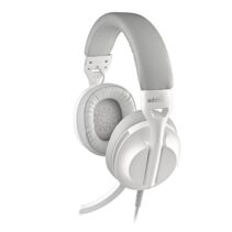 NGS VOX805-C Auriculares USB-C con Microfono - Microfono Regulable y Plegable - Tecnologia de Filtrado de Ruidos - Almohadillas y Diadema Acolchadas - Control en Cable - Cable de 2m - Color Blanco