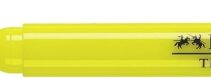 Faber-Castell Textliner 38 Marcador Fluorescente - Cuerpo Fino - Punta Biselada - Trazo Grueso y Fino - Tinta con Base de Agua - Color Amarillo