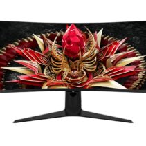 TCL 34R83Q Monitor 34" Curvo MiniLED 21:9 - Ultra WQHD - 170Hz - Respuesta 1ms - Luz Ambiental - Vesa 100x100 - Color Blanco