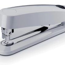 Novus B 7A Grapadora de Sobremesa + Caja de 200 Grapas 24/6 - Grapa hasta 30 Hojas - Grapado Cerrado