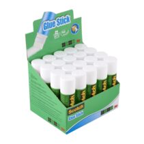 Scotch Expositor de 20 Barras de Pegamento Adhesivo Solido de 21gr - Color Transparente