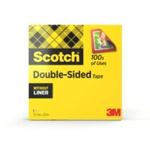 Scotch Cinta Adhesiva de Doble Cara - 12mm x 33m - Color Transparente