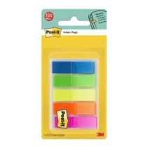 Post-It Index Dispensador con 100 Marcadores de Indice Reposicionables - Forma Rectangular - Colores Surtidos