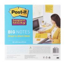 Post-It Super Sticky Bloc de 30 Notas Adhesivas Reposicionables - Forma Cuadrada - 279x279mm - Color Amarillo Claro