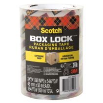 Scotch Box Lock Pack de 3 Precintos de Embalaje - 48mm x 50m - Color Transparente