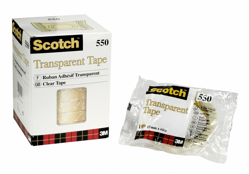 Scotch Pack de 10 Cintas Adhesivas - 15mm x 66m - Color Transparente