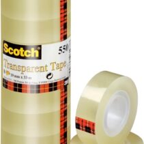 Scotch Pack de 8 Cintas Adhesivas - 19mm x 33m - Color Transparente