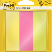Post-It Pack de 3 Blocs de 100 Marcadores Reposicionables - Forma Rectangular - Colores Surtidos