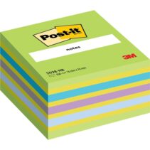 Post-It Cubo de 450 Notas Adhesivas Reposicionables - Forma Cuadrada - 76x76mm - Colores Surtidos