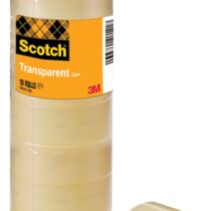 Scotch Pack de 10 Cintas Adhesivas - 15mm x 10m - Color Transparente