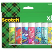 Scotch Pack de 8 Pegamentos en Barra Adhesivo Solido - 8gr por Unidad - Color Transparente