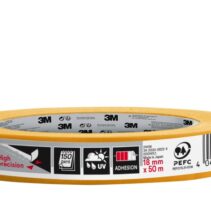 3M Cinta de Enmascarar Profesional - Multisuperficie - 18mm x 50m - 100% PEFC - Color Naranja