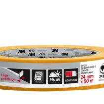 3M Cinta de Enmascarar Profesional - Multisuperficie - 24mm x 50m - 100% PEFC - Color Amarillo