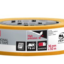 3M Cinta de Enmascarar Profesional - Multisuperficie - 36mm x 50m - 100% PEFC - Color Naranja