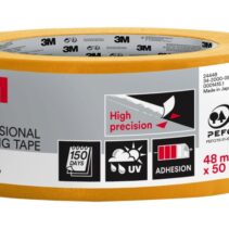 3M Cinta de Enmascarar Profesional - Multisuperficie - 48mm x 50m - 100% PEFC - Color Naranja