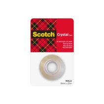 Scotch Cinta Adhesiva - Facil de Cortar - 19mm x 25m - Color Transparente