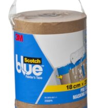 Scotchblue Premium Papel con Cinta de Enmascarar - 180mm x 25m - Color Marron