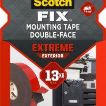 Scotch-Fix Cinta de Montaje para Exterior Extremo de Doble Cara - 19mm x 5m - Color Blanco