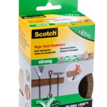 Scotch Pack de 2 Tiras de Sujecion Fuerte - 25mm x 1.2m - Color Transparente