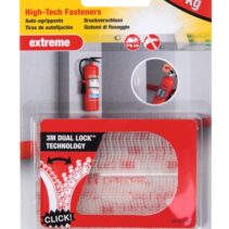 Scotch Extreme Cierres Adhesivos Reposicionables - 25mm x 75mm - Soporta hasta 5kg - Color Transparente