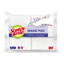 Scotch-Brite Magic Pad Pack de 2 Esponjas Magica de Limpieza - Color Blanco