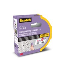 Scotch Cinta de Enmascarar para Superficies Delicadas - 24mm x 55m - 100% PEFC - Color Morado