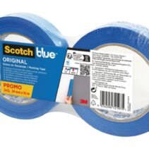 Scotchblue Pack de 2 Cintas de Enmascarar - 24mm x 55m - 100% PEFC - Multisuperficie - Color Azul