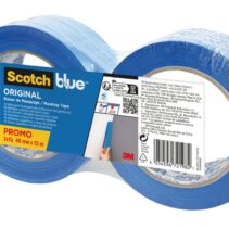 Scotchblue Original Pack de 2 Cintas de Enmascarar - 48mm x 55m - 100% PEFC - Multisuperficie - Color Azul