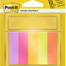 Post-It Pack de 5 Blocs de 50 Marcadores Reposicionables - Forma Rectangular - Colores Surtidos