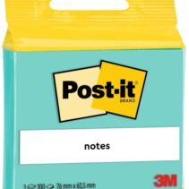 Post-It Bloc de 100 Notas Adhesivas Reposicionables - Forma Rectangular - 63.5x76mm - Color Verde