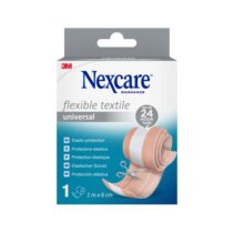 Nexcare Universal Flexible Textile Aposito para Cortar - 1m x 6 cm - Transpirable - Elastico - Color Piel