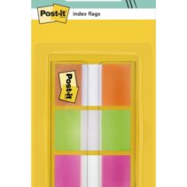 Post-It Index Dispensador con 60 Marcadores de Indice Reposicionables - Forma Rectangular - Colores Surtidos