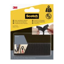 Scotch Extreme Pack de 2 Cierres Adhesivos Reposicionables - 25x75mm - Color Negro