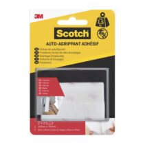 Scotch Pack de 2 Cierres Adhesivos Reposicionables - 19x76mm - Uso en Interior - Color Blanco