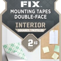 Scotch-Fix Pack de 16 Cuadrados Adhesivos de Doble Cara para Interior - 25 mm x 25mm - Color Blanco