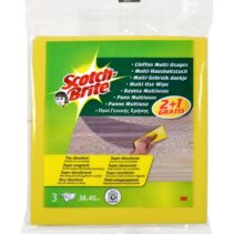 Scotch-Brite Pack de 3 Bayetas Multiusos - Promocion 2 + 1 Gratis - Color Amarillo