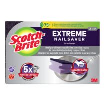Scotch-Brite Extreme Pack de 2 Estropajos de Cocina - Proteccion para los Dedos - Color Morado