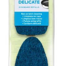 Scotch-Brite Recambios de Pack de 2 Estropajos con Mango - No Raya - Color Azul Oscuro