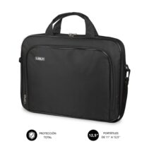 Subblim Estuche Oxford Portátil 11" a 12.5" - Protección reforzada - Correas Ajustables -  Bolsillo Exterior - Color Negro