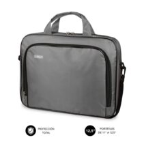 Subblim Estuche Oxford Portátil 11" a 12.5" - Protección reforzada - Correas Ajustables -  Bolsillo Exterior - Color Gris