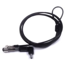 Ewent Cable de Seguridad para Portatiles con Ranura Nano - Candado de Llave - Cable de Acero - Cobertura de Vinilo - 1.8m de Longitud - Diametro de 4.5mm - Color Negro