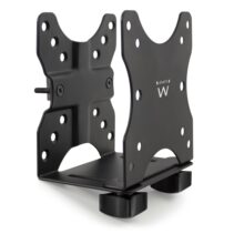 Ewent Soporte para Ordenador - Permite Diferentes Tipos de Montaje - VESA para Acoplar a Monitor - Soporte de Poste - 120x155x85mm - Color Negro