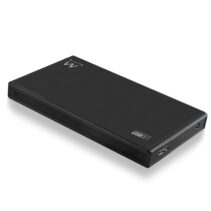 Ewent Carcasa Externa para HDD/SSD de 2.5" SATA - USB 3.2 Gen1 - Aluminio - Cable de 60cm - Indicador LED - Color Negro