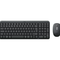 Logitech MK250 Compact Bluetooth Wireless Combo Pack Inalambrico + Raton - Uso Ambidiestro - Indicadores Led - Color Negro