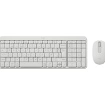 Logitech MK250 Compact Bluetooth Wireless Combo Pack Inalambrico + Raton - Uso Ambidiestro - Indicadores Led - Color Blanco