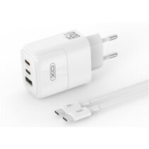 XO XOL139 Cargador Universal de Pared 65W - Carga Rapida - 2x USB-C