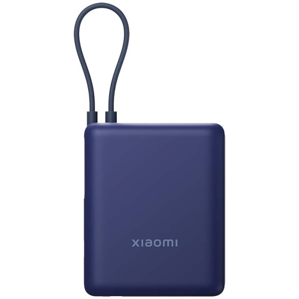 Xiaomi Ice Blue GL Powerbank 10000 mAh - 33W - Cable Integrado - Carga Rapida - Multiples Capas de Seguridad - Color Azul
